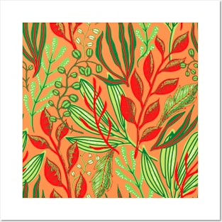 VIBRANT LEAVES Posters and Art